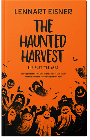 Pre Made Book Cover Blaze Orange