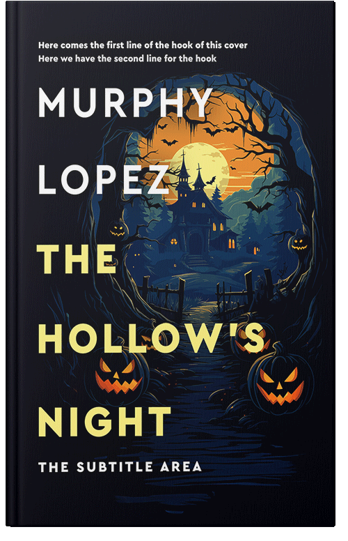 Front view of Premade Horror Book Cover - Equator