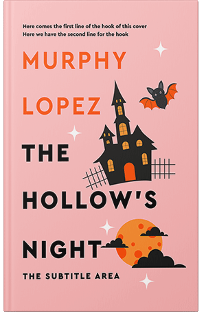 Premade Book Cover Apricot Peach