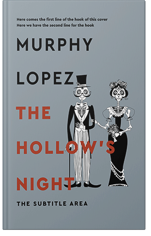 Premade Book Cover Hit Gray