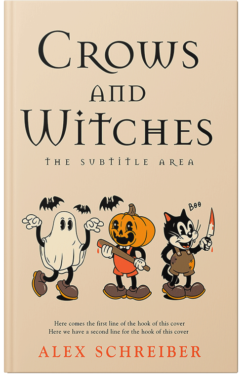 Front view of Premade Children's Book Cover - Sidecar