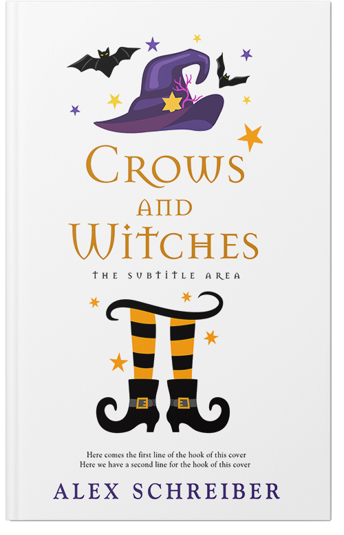 Front view of Premade Children's Book Cover - Bleached Cedar