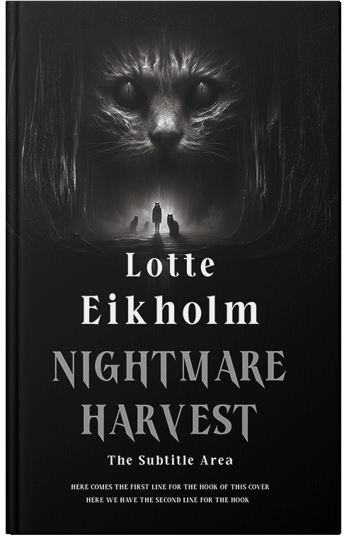 Front view of Premade Horror Book Cover - Cod Gray