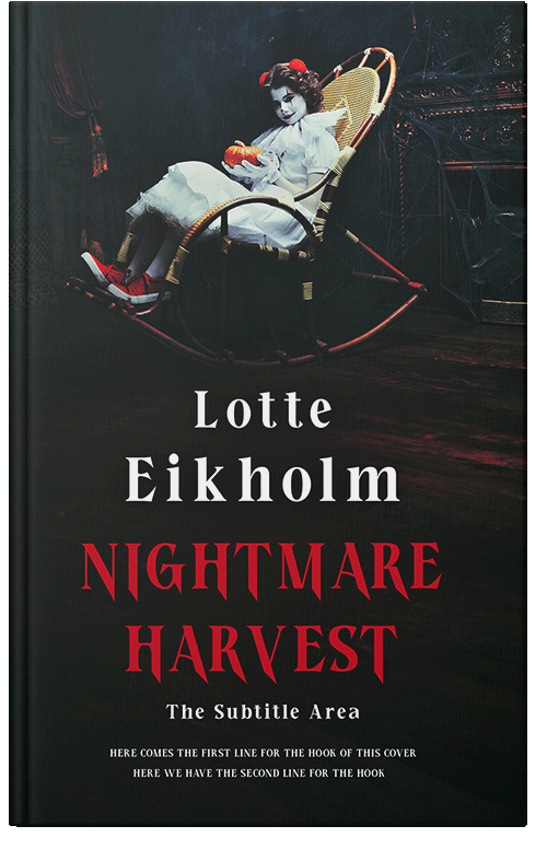 Front view of Premade Horror Book Cover - Woodsmoke