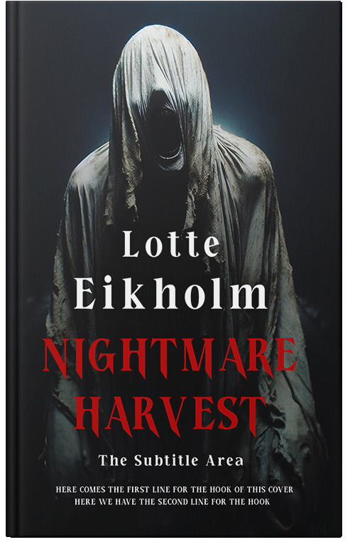 Front view of Premade Horror Book Cover - Woodsmoke