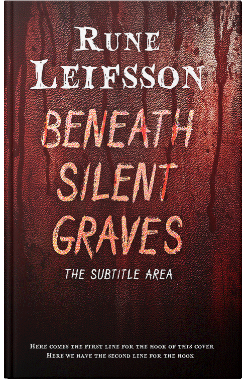 Front view of Premade Mystery & Thriller & Suspense Book Cover - Graphite