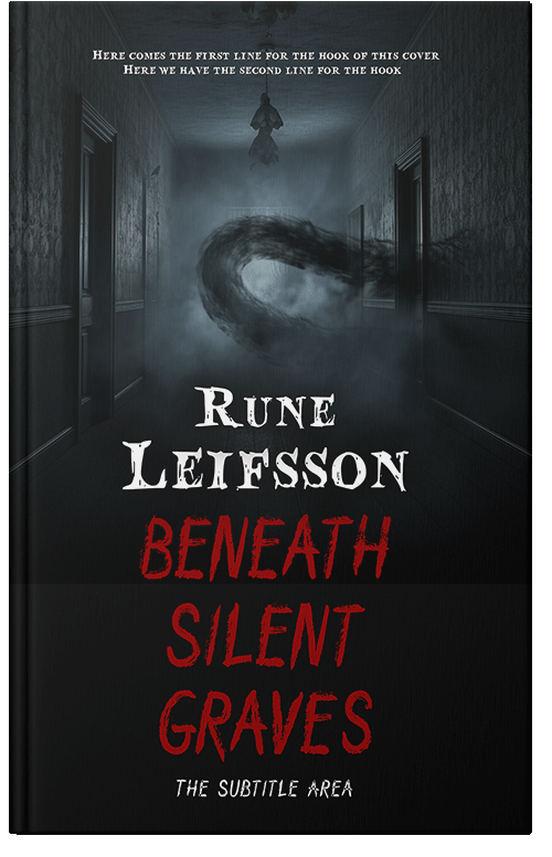 Front view of Premade Mystery & Thriller & Suspense Book Cover - Woodsmoke