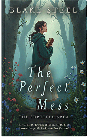 Pre Made Book Cover Outer Space