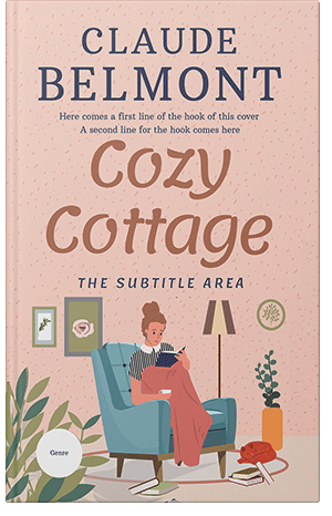 Pre Made Book Cover Rose Fog