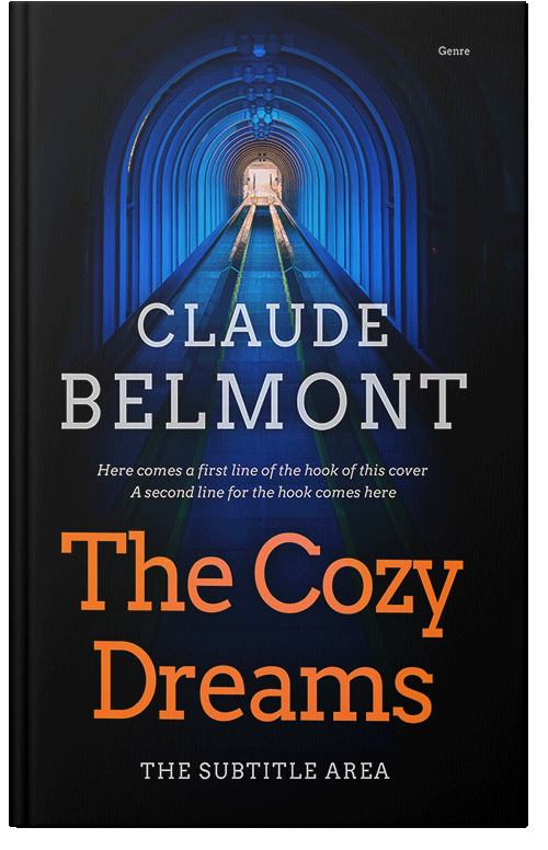 Front view of Premade Mystery & Thriller & Suspense Book Cover - Ebony