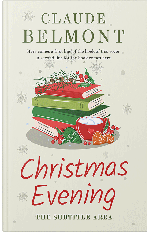 Front view of Premade Literary Fiction Book Cover - White Rock