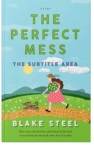 Premade Book Cover Morning Glory