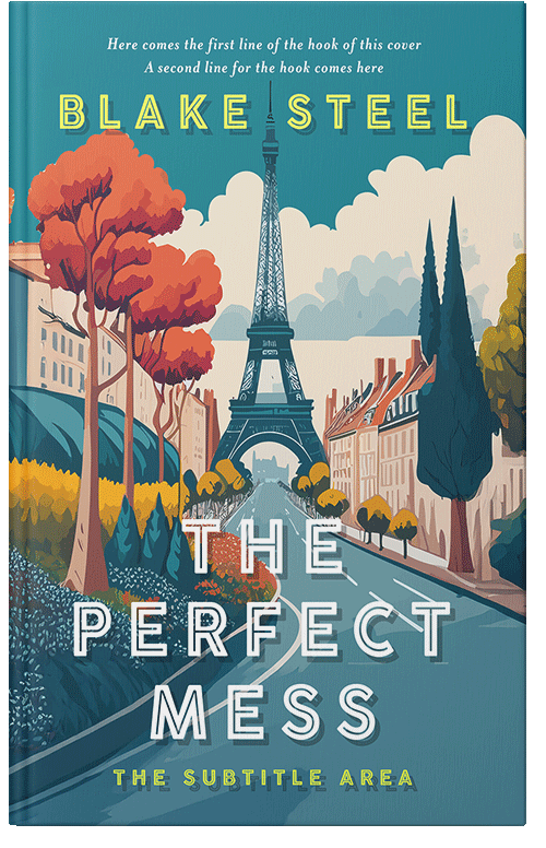 Front view of Premade Literary Fiction Book Cover - Paradiso