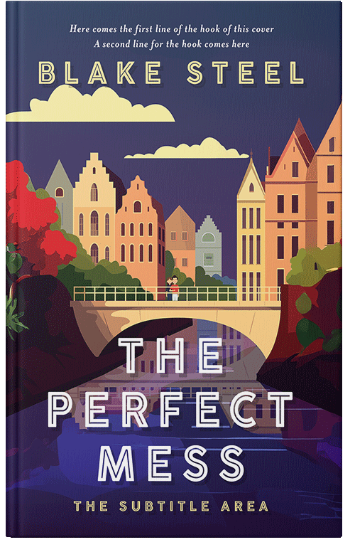 Front view of Premade Romance Book Cover - Martinique