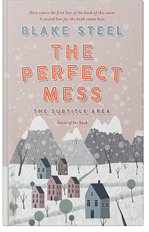 Pre Made Book Cover Swirl