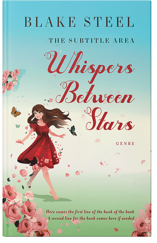 Front view of Premade Fantasy Book Cover - Periglacial Blue