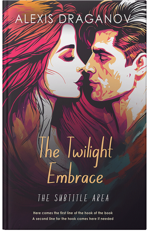 Front view of Premade Romance Book Cover - Petite Orchid