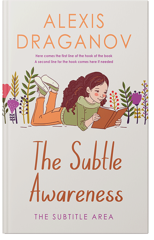 Front view of Premade Teen & Young Adult Book Cover - Cararra