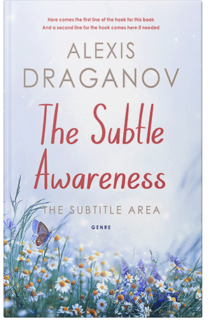 Pre Made Book Cover Catskill White