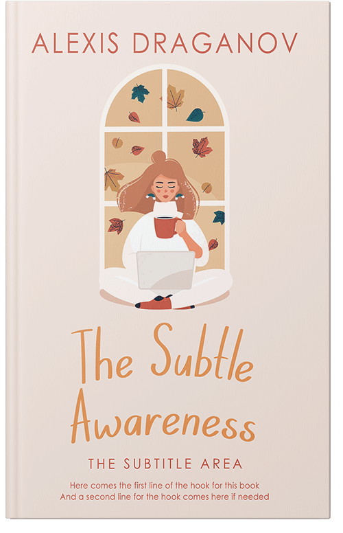 Front view of Premade Chick Lit Book Cover - Pot Pourri