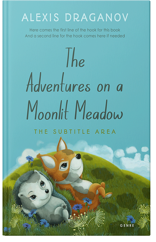 Front view of Premade Nature Book Cover - Half Baked