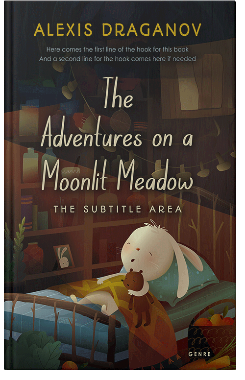 Front view of Premade Teen & Young Adult Book Cover - Oil