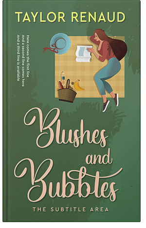 Pre Made Book Cover Axolotl