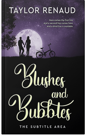 Pre Made Book Cover Moon Mist