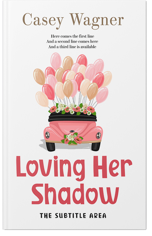 Front view of Premade Romance Book Cover - Tonys Pink