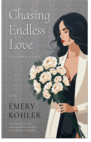 Premade Book Cover Gray