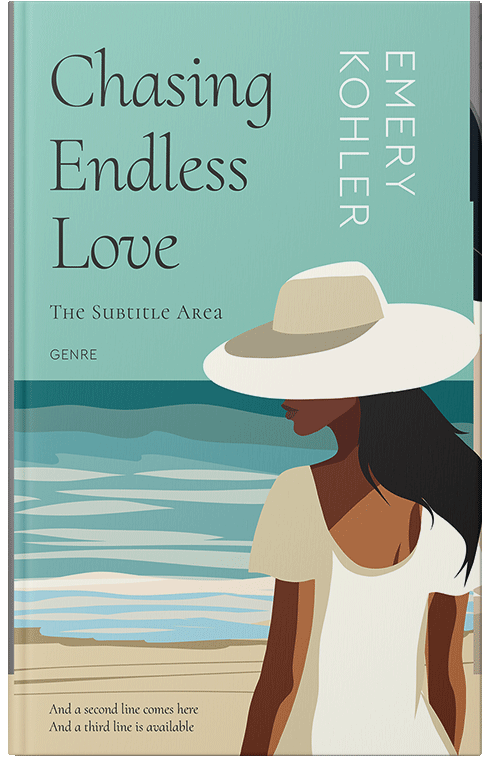 Front view of Premade Chick Lit Book Cover - Neptune