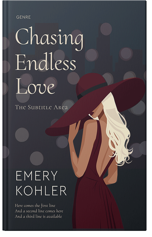 Front view of Premade Chick Lit Book Cover - Bastille