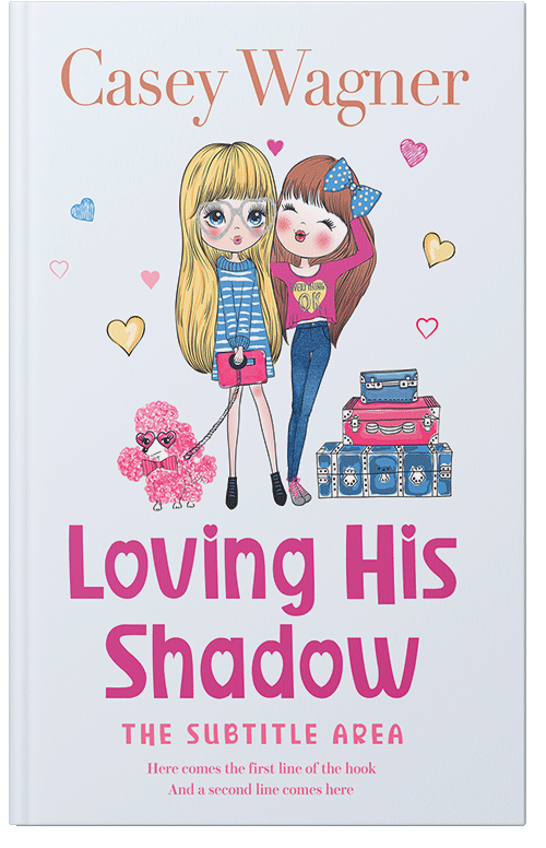 Front view of Premade Chick Lit Book Cover - Catskill White