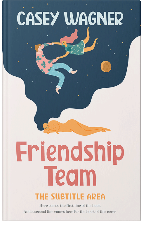 Front view of Premade Surreal Book Cover - Cello