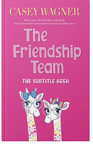 Premade Book Cover Cerise