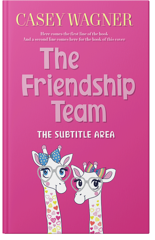 Front view of Premade Teen & Young Adult Book Cover - Cerise #16455 | BookCoverZone