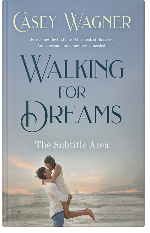 Front view of Premade Romance Book Cover - Hit Gray