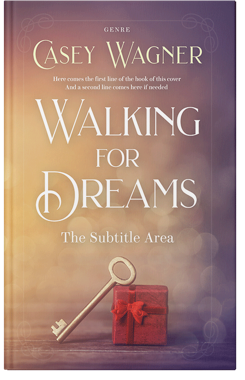 Front view of Premade Romance Book Cover - Brandy Rose