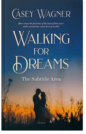 Pre Made Book Cover Nile Blue