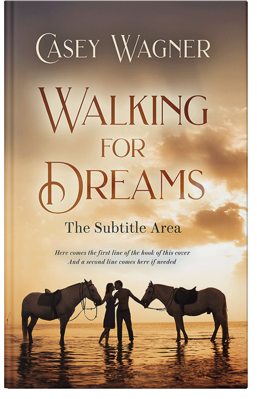 Front view of Premade Romance Book Cover - Calico