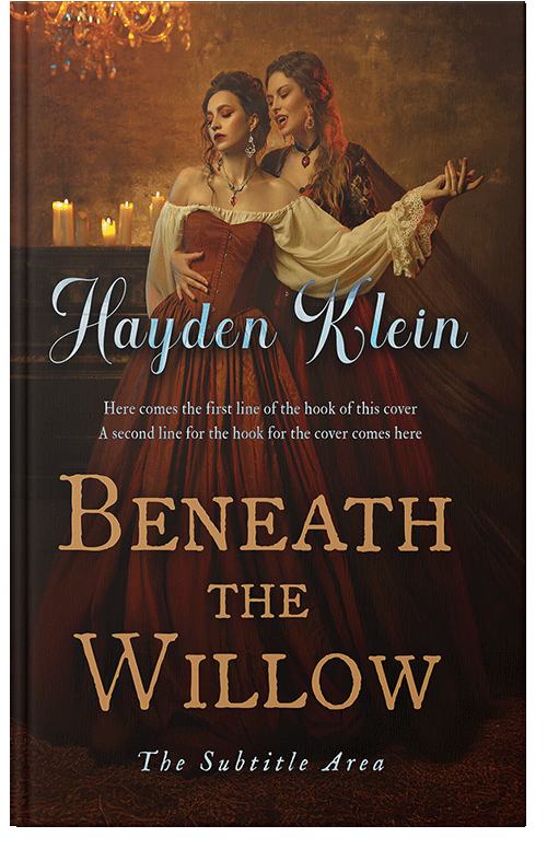 Front view of Premade Historical Book Cover - Cannon Black