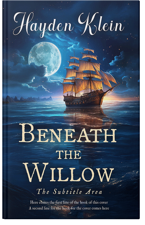 Front view of Blue Zodiac #16482 - Premade Historical Book Cover