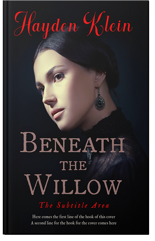 Front view of Premade Mystery & Thriller & Suspense Book Cover - Old Rose