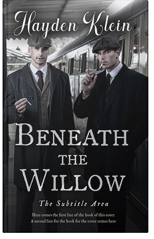 Pre Made Book Cover Silver