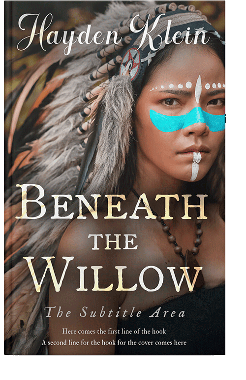 Front view of Premade Western Book Cover - Mondo