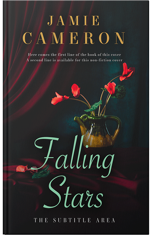 Front view of Premade Poetry Book Cover - Cod Gray