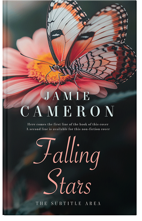 Front view of Premade Poetry Book Cover - Shark