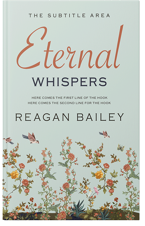 Front view of Premade Poetry Book Cover - Tasman