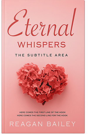 Pre Made Book Cover Apricot Peach