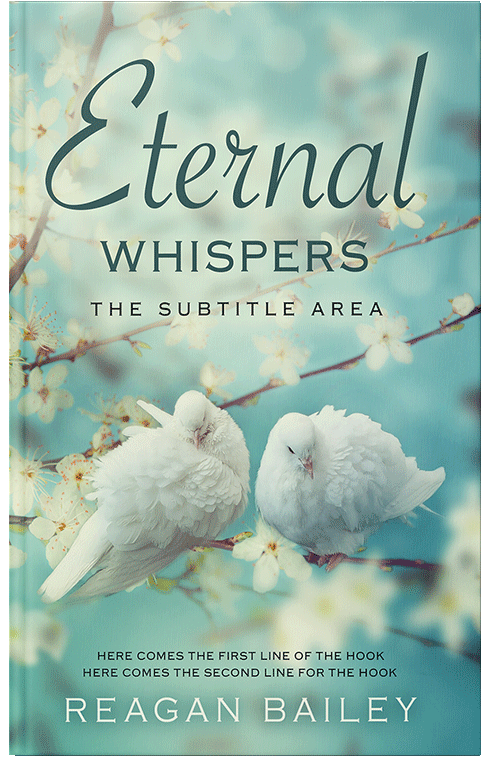 Front view of Premade Romance Book Cover - Gum Leaf